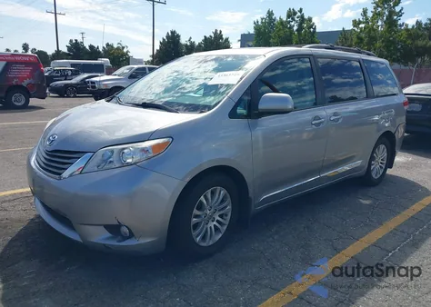 2012 Toyota Sienna Xle V6 8 Passenger из США, поврежденный, VIN 5TDYK3DC7CS273585